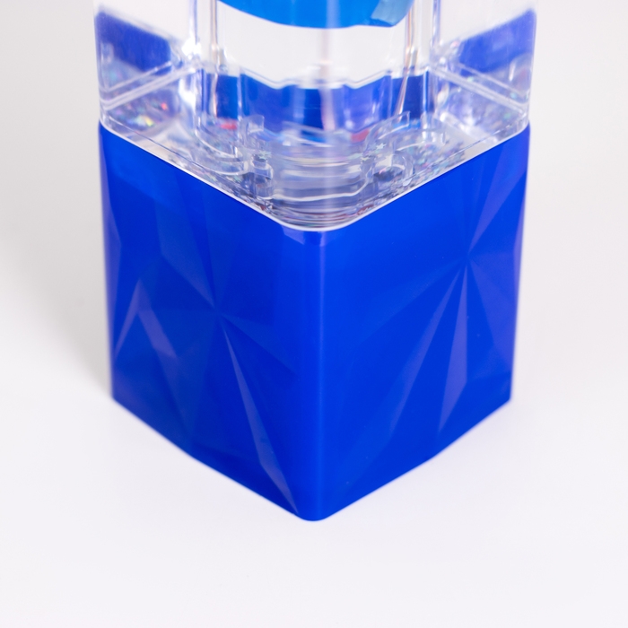 Лава-лампа "Мишка" LED 2Вт от батареек 3хАА синий 7х7х24 см