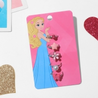 Набор детских колец «Выбражулька» красота, форма МИКС, цвет розовый Набор детских колец «Выбражулька» красота, форма МИКС, цвет розовый