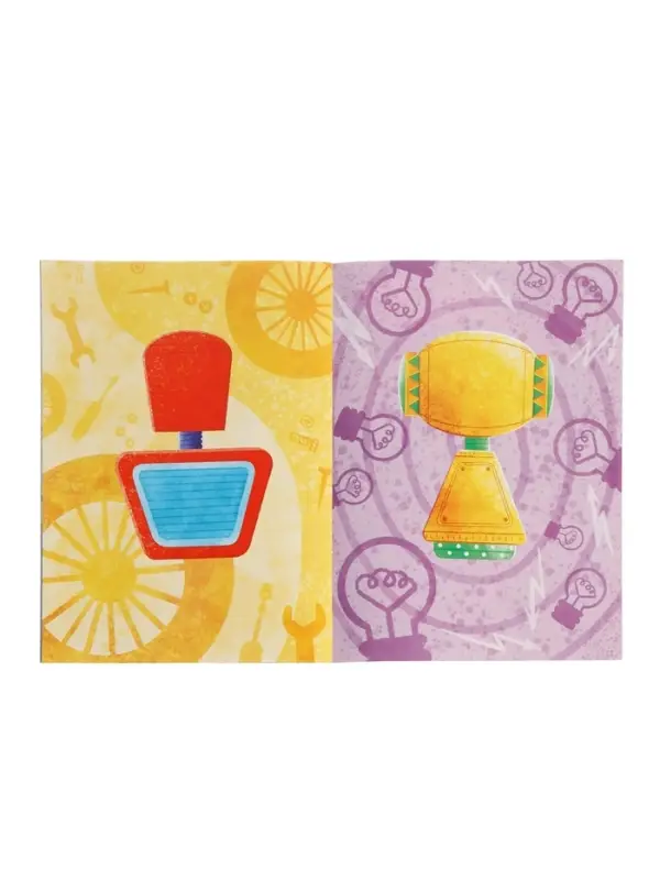 Книжка с наклейками "Роботы"