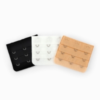 Застёжка для бюстгальтера, удлинитель, 3 ряда 3 крючка, 5.5×5 см, 3 шт. Застёжка для бюстгальтера, удлинитель, 3 ряда 3 крючка, 5.5×5 см, 3 шт.