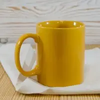 Кружка Promo, желтая