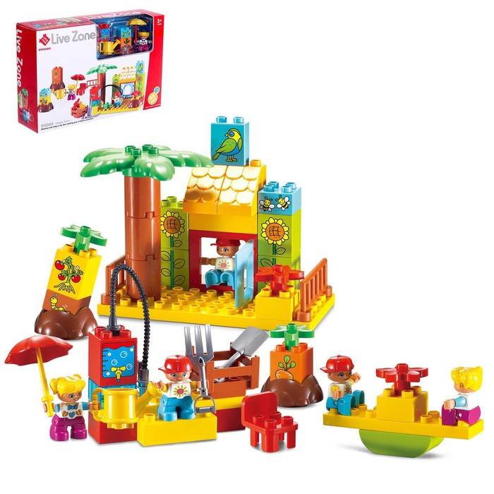 Конструктор &laquo;Забавная ферма&raquo;, 48 деталей