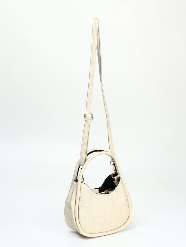 Сумка женская тоут на молнии, цвет белый