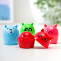 Бальзам для губ &laquo;Зверята&raquo;, микс цветов и ароматов