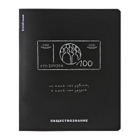 Комплект предметных тетрадей 48 листов, 12 штук, ErichKrause "Зри в корень", пластиковая обложка, шелкография, блок офсет 100% белизна, инфо-блок