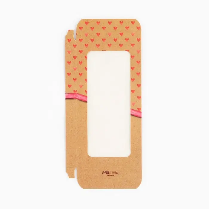 Коробка для шоколада &laquo;Только для тебя&raquo;, с окном, 17.3 х 8.8 х 1.5 см