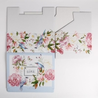 Коробка‒пенал, упаковка подарочная, Love, 30 х 23 х 12 см