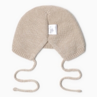Шапка вязаная Крошка Я р.48-50, цв. бежевый