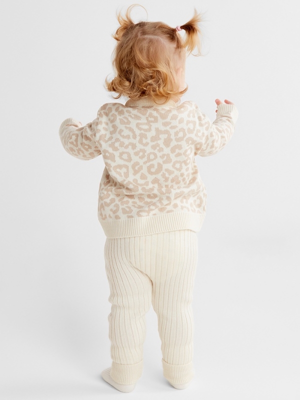 Комплект вязаный Крошка Я Leo Baby рост 74-80 см