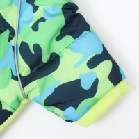 Комбинезон "Go-Иди" с утяжкой, размер 8 (ДС 19 см, ОГ 30, ОШ 22 см), зелёный/камуфляж