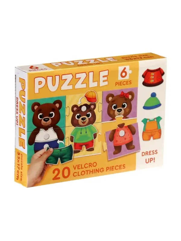 Dress up velcro puzzle 4 in 1