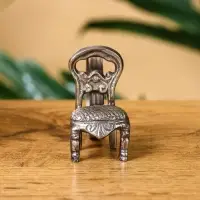 Кольцо для салфеток "Кресло" латунь 6х3х5 см