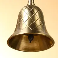 Колокольчик &laquo;Еловая шишика&raquo;, латунь, 14 см