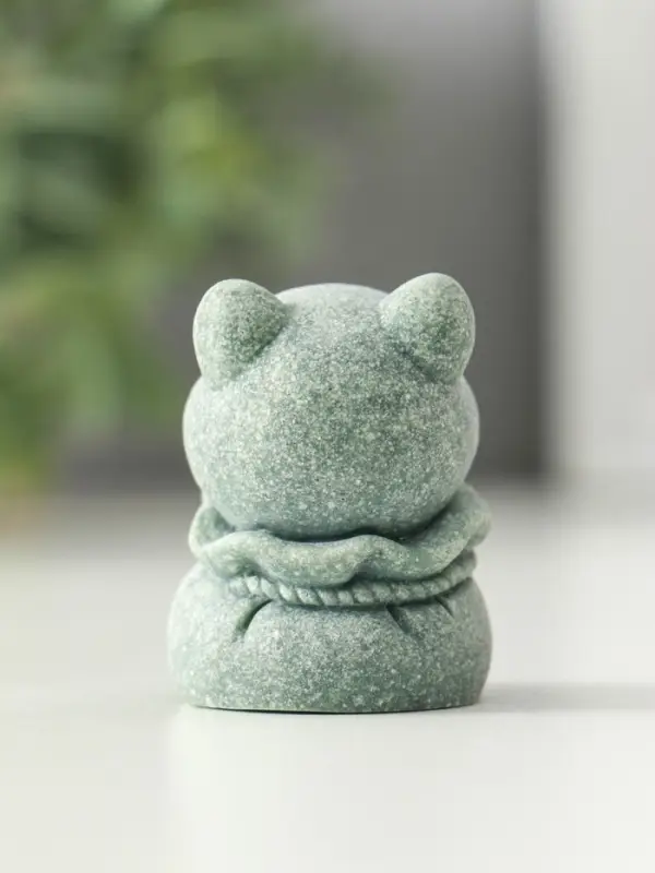 Сувенир песчаник "Манэки-нэко" набор 4 шт 4,3х4х5,5 см