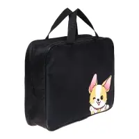 Папка с ручками текстиль А4 70мм 350*270 Calligrata "Корги" (комплектующие)