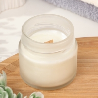 Свеча ароматическая из соевого воска в банке, 75 г,  Земляника МБ