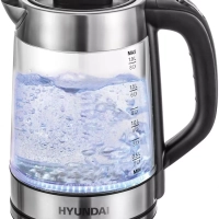 Чайник HYK-G4015 1.7л. 2200Вт черный