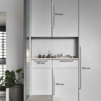 Ручка торцевая CAPPIO RP100SC, L=400 мм, цвет матовый хром, 4 шт.