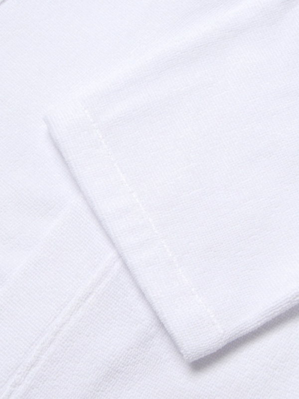 Халат махровый Этель, мужской размер 48-50 цвет белый, 100% хлопок, 320 г/м2