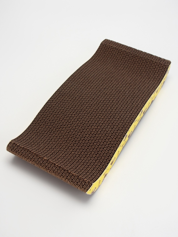 Когтеточка-лежанка Когтеточка-лежанка "Пижон" из гофрокартона с кошачьей мятой "ГТО", 44,5 х 21,5 х 5,5 см