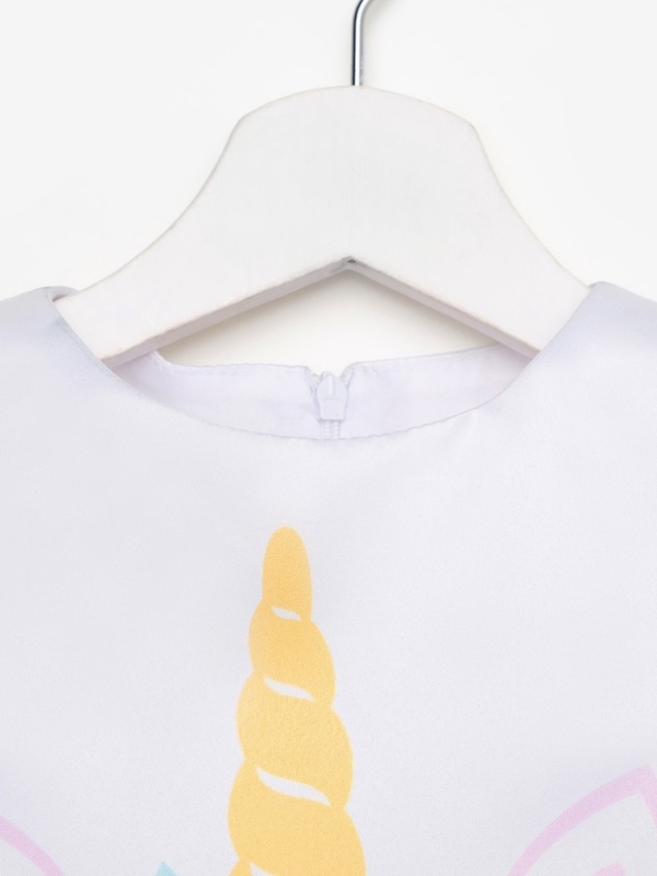 Платье детское Платье детское "Единорог" KAFTAN, р. 28 (86-92 см)