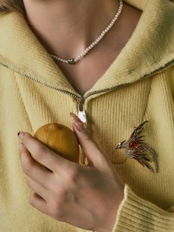 Чокер &laquo;Стразик&raquo; сердце и жемчужные бусины, белый в серебре, 36 см + 5 см доп, цепочка