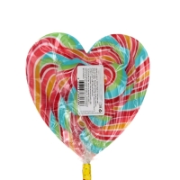 Карамель на палочке &laquo;Лолли Сердце Биг&raquo;, микс 140 г