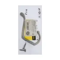 Крючок мебельный ТУНДРА TKd=015, двухрожковый, бронза