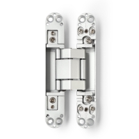 Петля скрытой установки LOCKLAND, 25х150 мм, с 3D-регулированием, цвет матовый хром