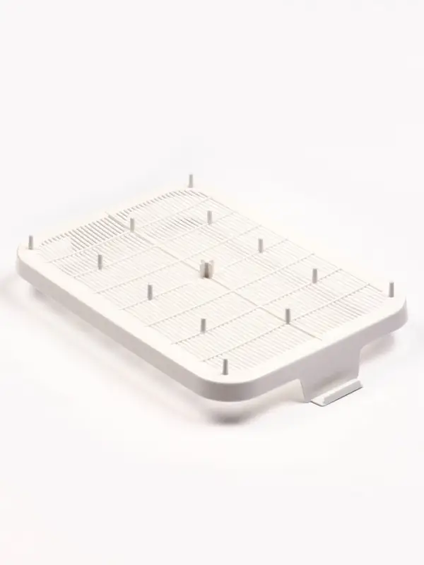 Туалет "Белла мини" для кошек, с сеткой, 35 х 26  х 6 см, Зеленый