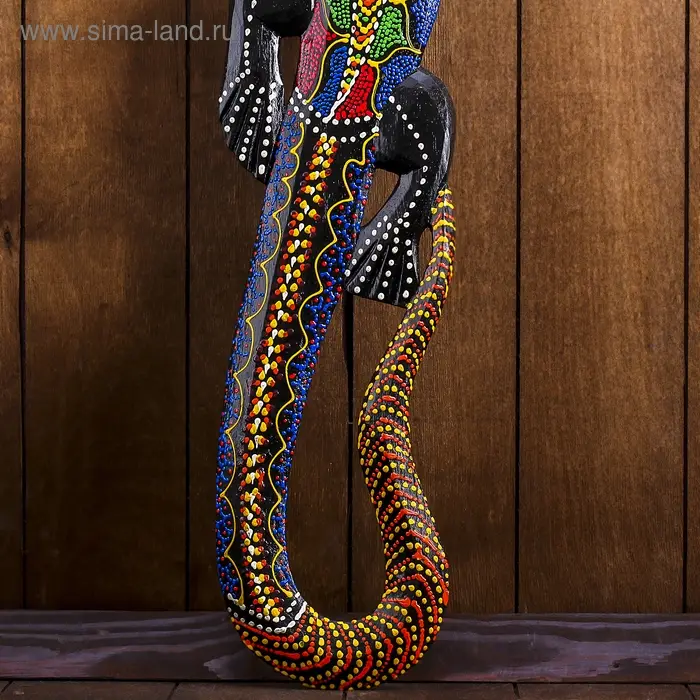 Панно настенное "Геккон африканский" 14х1х100 см