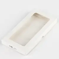 Коробка для шоколада &laquo;Белая&raquo;, с окном, 16.4 х 8.4 х 1.7 см