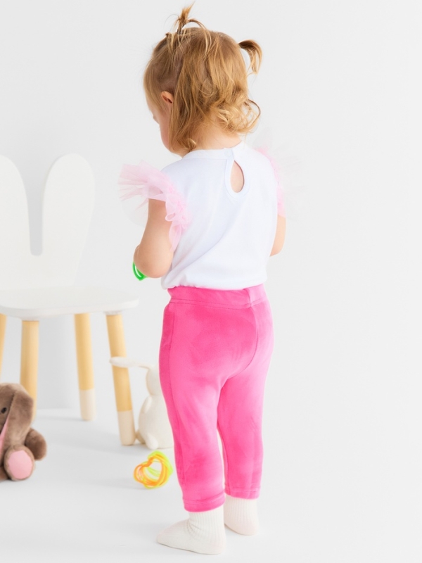 Брюки (леггинсы) Крошка Я Plushy, р. 80-86 см, фуксия Брюки (леггинсы) Крошка Я Plushy, р. 80-86 см, фуксия