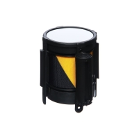 Кассета c вытяжной лентой - 470 см, высота - 11 см, ширина - 48 мм, жёлтая/чёрная