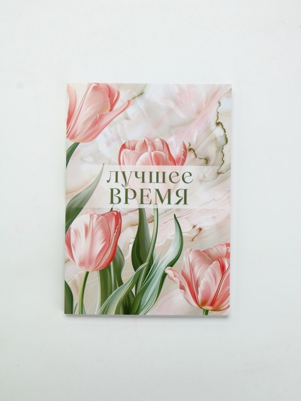 Ежедневник-смешбук раскраска антистресс  А5, 80 листов "Лучшее время"