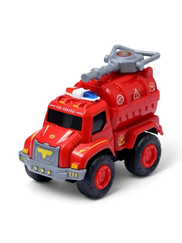 Робот-трансформер &laquo;Огнеборец&raquo; 5в1, собирается из 5 машинок, подвижные детали