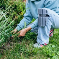 Наколенники защитные, универсальные, 19 &times; 16.5 см, серые