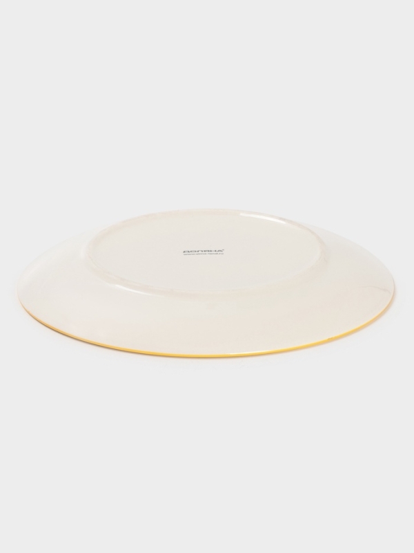 Тарелка Доляна "Райе" 26см, 26,5х3, цвет желтый