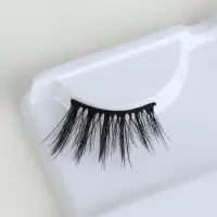 Ресницы накладные &laquo;Уголки&raquo;, 12 мм, без клея, чёрные