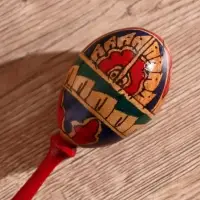 Сувенирный музыкальный инструмент &laquo;Маракас&raquo;, 20&times;5&times;5 см, МИКС