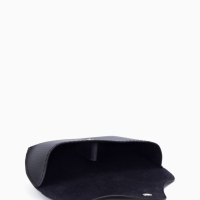 Футляр для очков на кнопке, длина 16 см, цвет чёрный