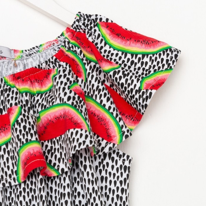 Костюм для девочки, цвет белый, рост 122 см