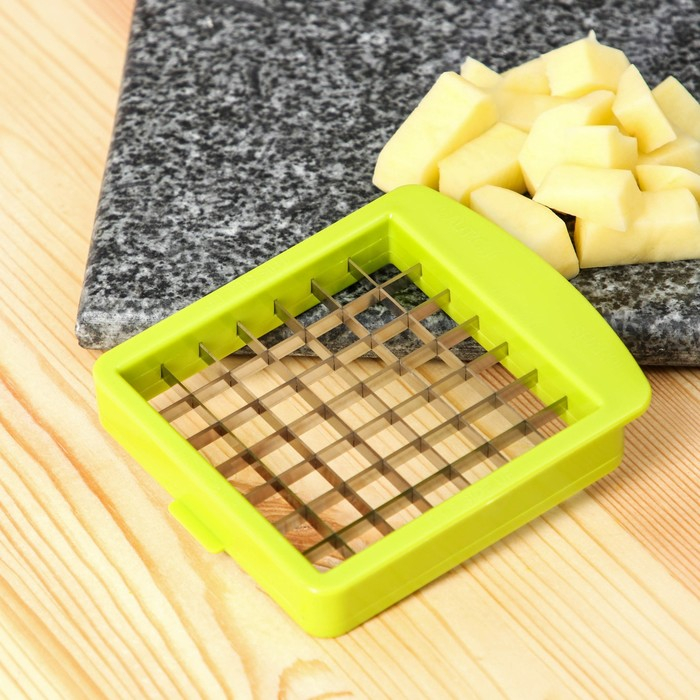 Овощерезка универсальная Доляна Fresh cook, 7 насадок, цвет белый/зелёный