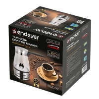 Турка электрическая Endever Costa-1015, 600 Вт, 0.4 л, серебристая Турка электрическая Endever Costa-1015, 600 Вт, 0.4 л, серебристая