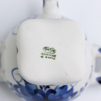 Фигурка фарфор гжель &laquo;Самовар&raquo;