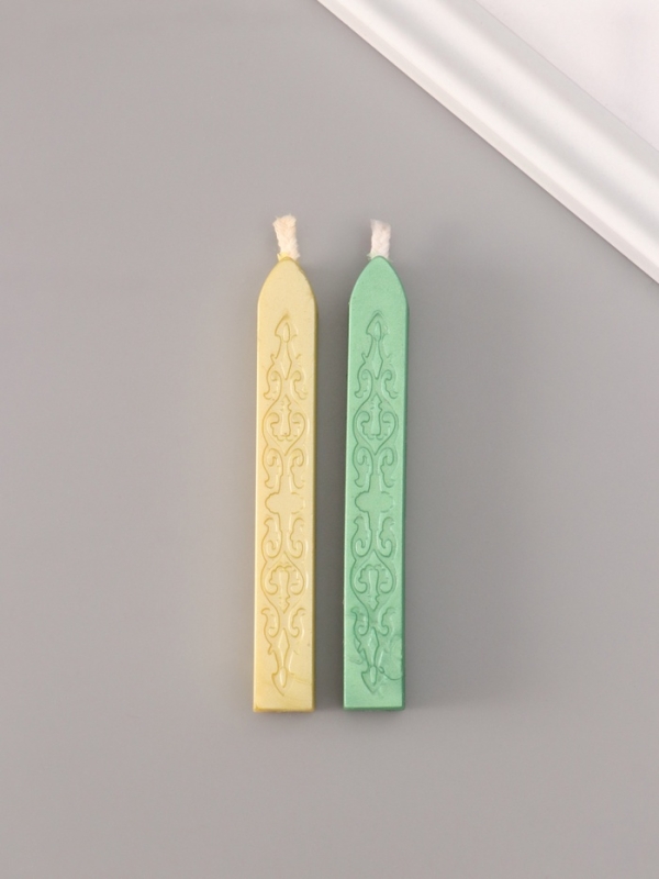 Сургучный набор "Растительный венок" печать, ручка, сургуч 12,5х10х3,6 см