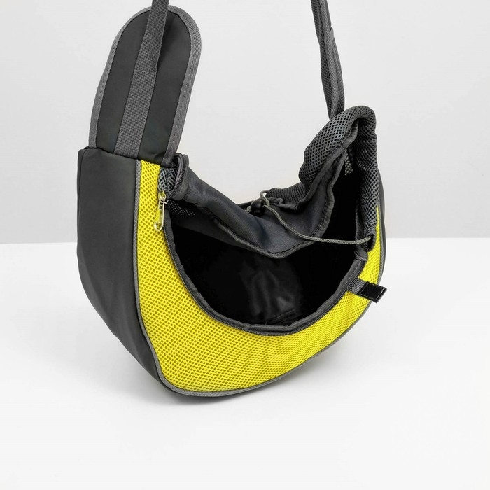 Слинг - переноска для животных, 42 х 25 см, жёлтая