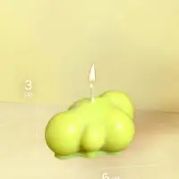 Свеча "Облако" 5х6х3 см, соевый воск