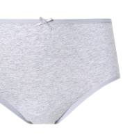 Трусы женские слипы, цвет серый меланж, размер 50