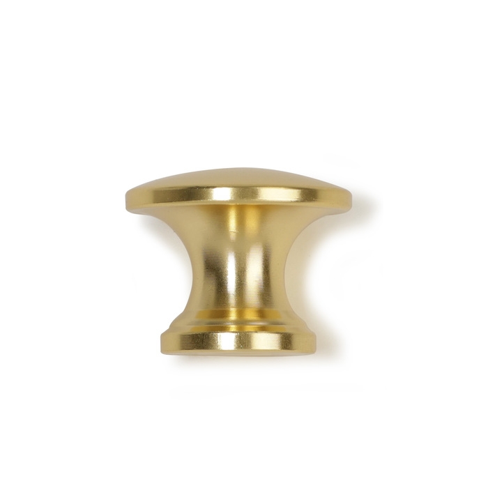 Ручка-кнопка CAPPIO RK148, d=24 мм, цвет сатиновое золото, 8 шт.